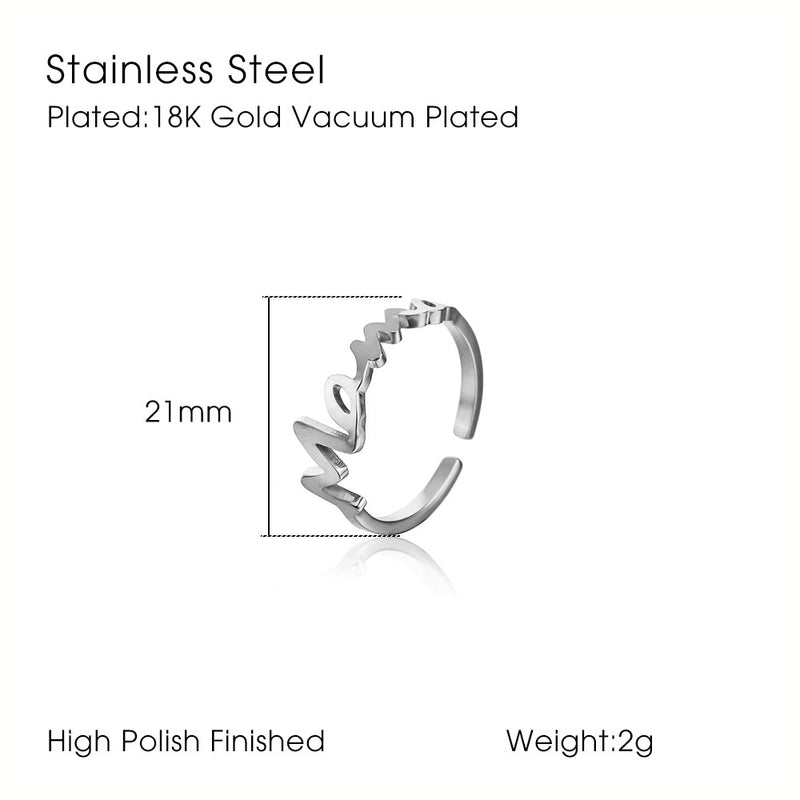 304 Stainless Steel 18K Gold Plated Minimalist Plating Letter Pendant Necklace