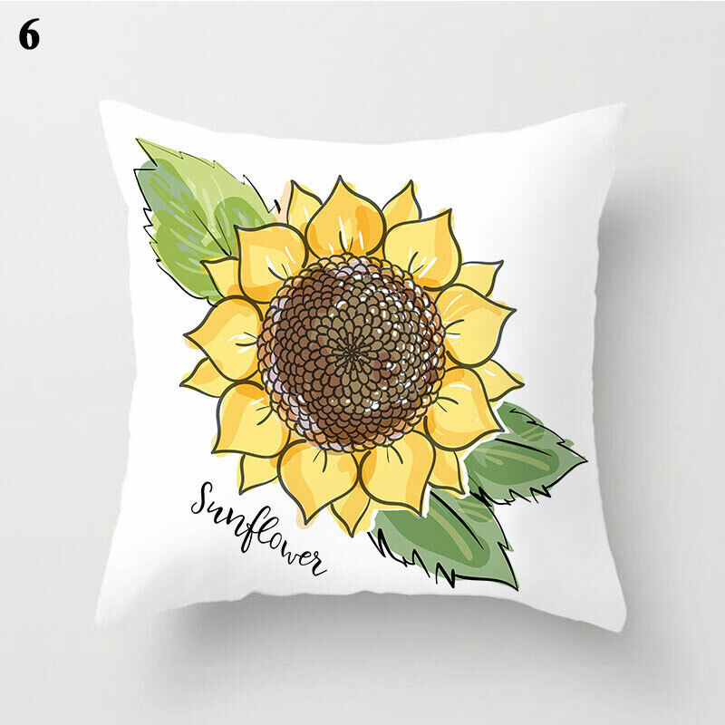 18 Cushion Cover Pillow Case Home Sofa Decor Pillowslip Waist Pillow Cover Soft