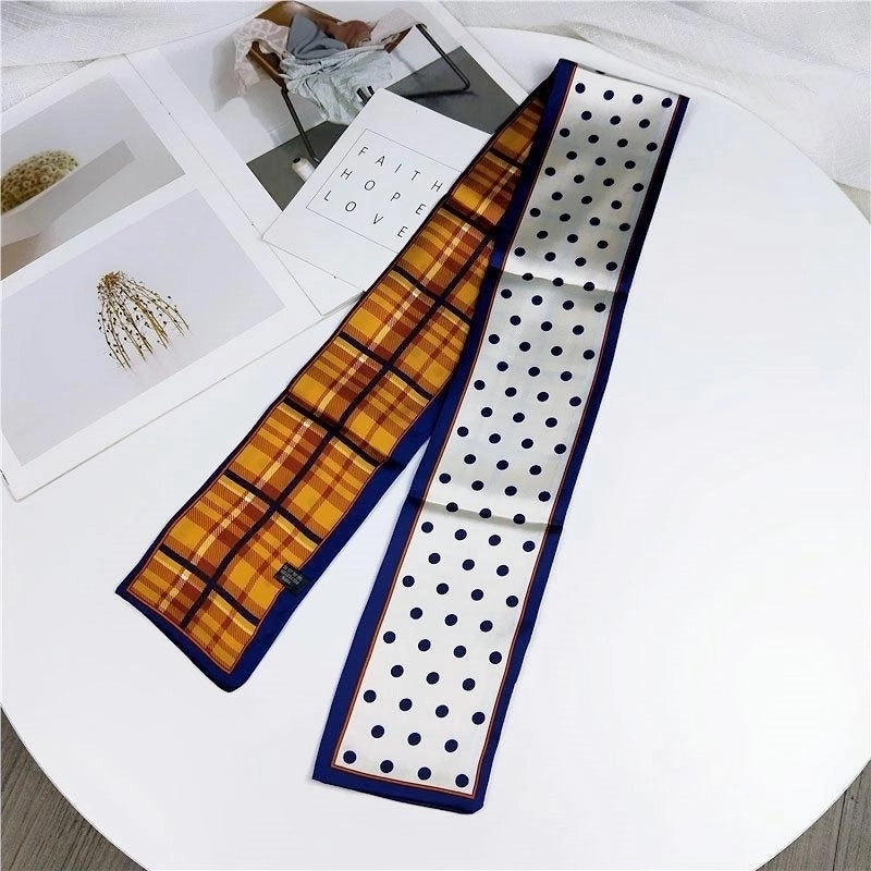 Fashion Double-sided Flat-length Long Scarf Scarf