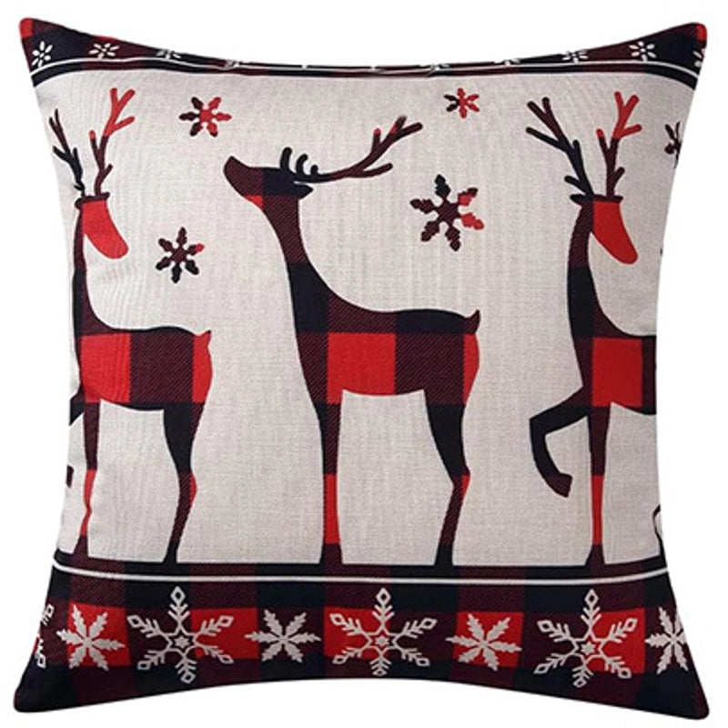 Christmas Casual Glam Christmas Tree Cotton And Linen Pillow Cases Couch & Sofa Decor
