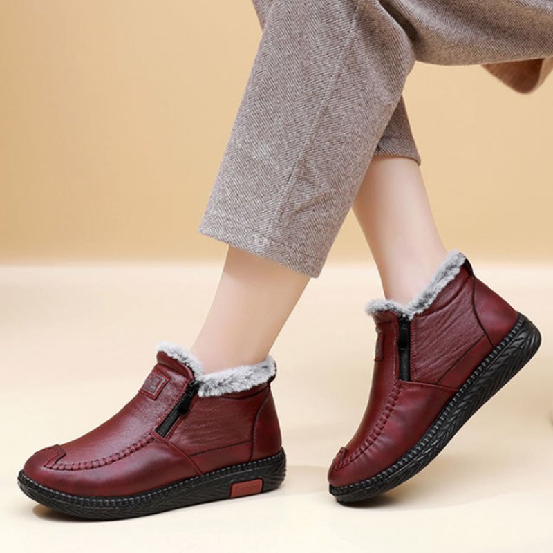 New fleece thickened warm snow boots