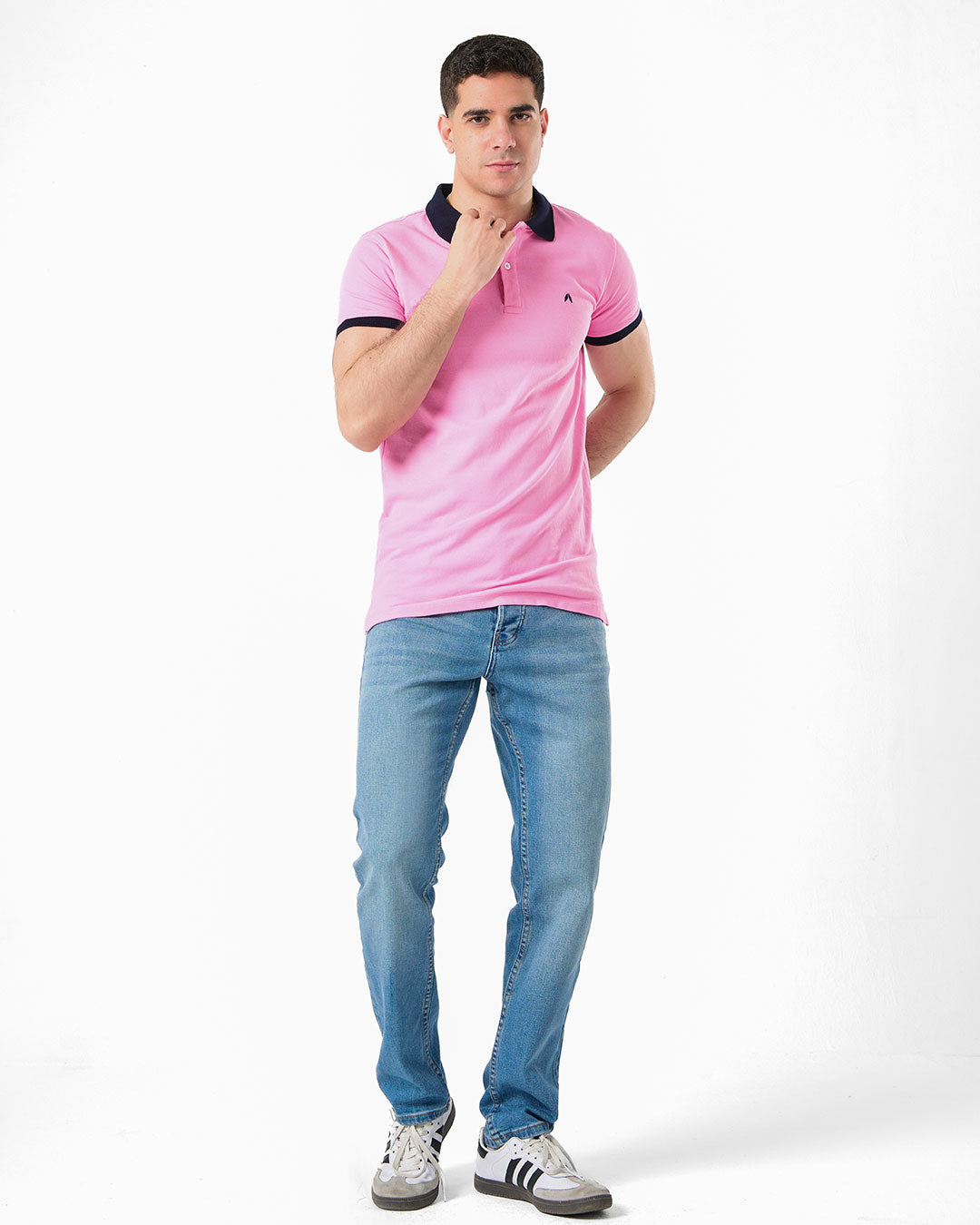 Embroidered Mens Short Sleeve Polo T-shirt