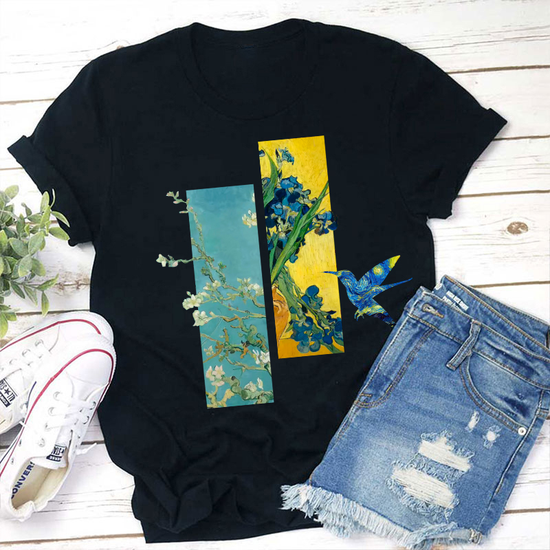 Hummingbird Art Teacher T-Shirt