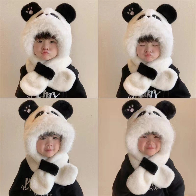 Children Unisex Cartoon Style Cute Panda Beanie Hat