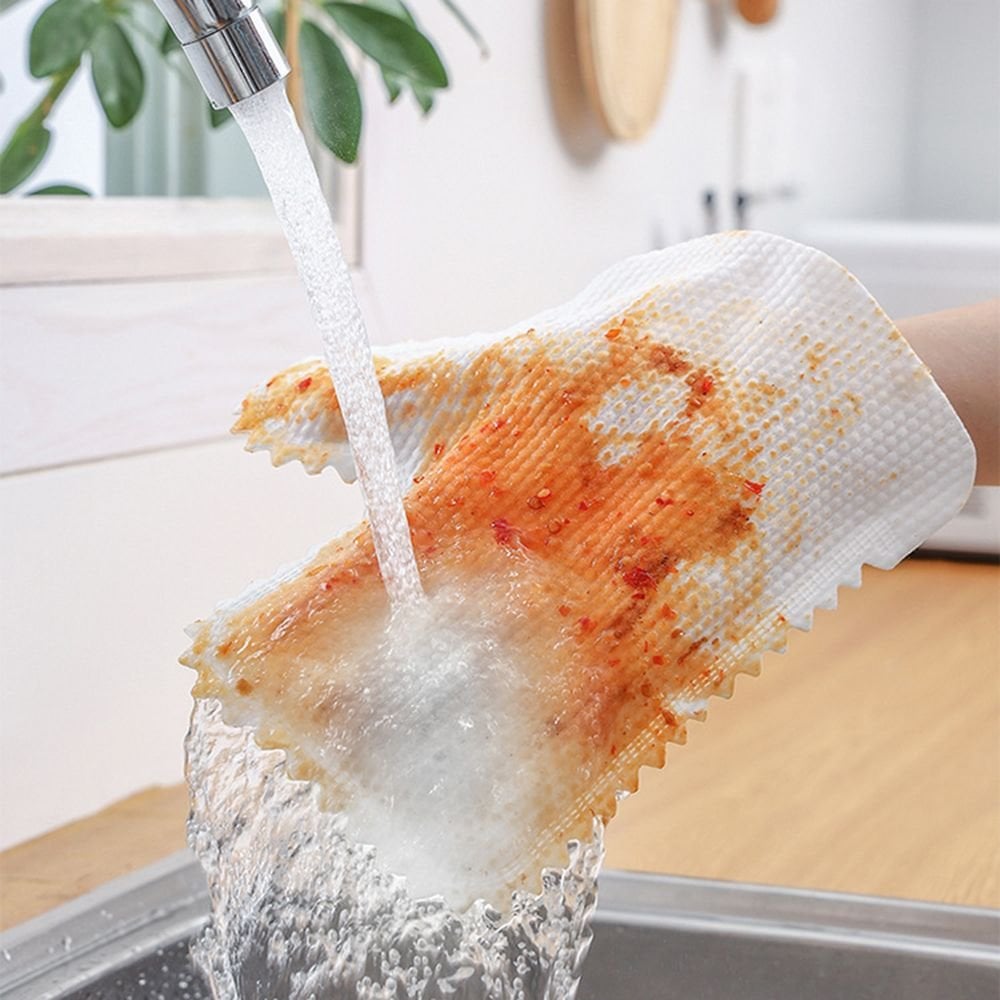 Wet and dual -purpose Home Disinfection Dust Removal Gloves