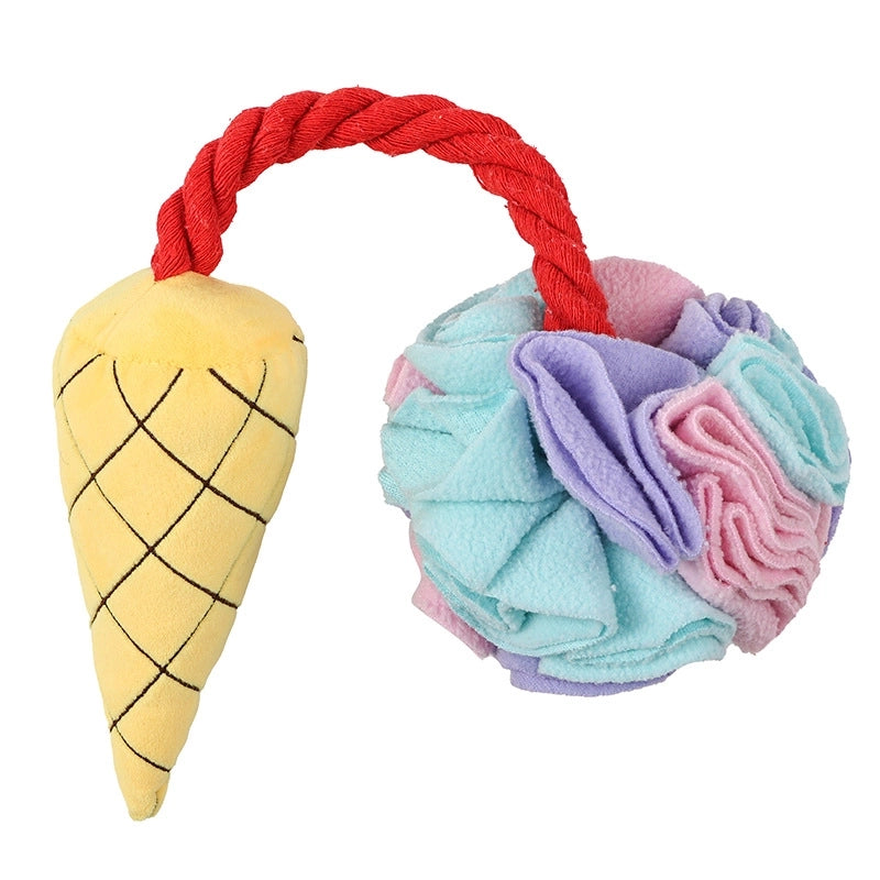 Minimalist Classic Style Felt Cloth Color Block Pet Toys
