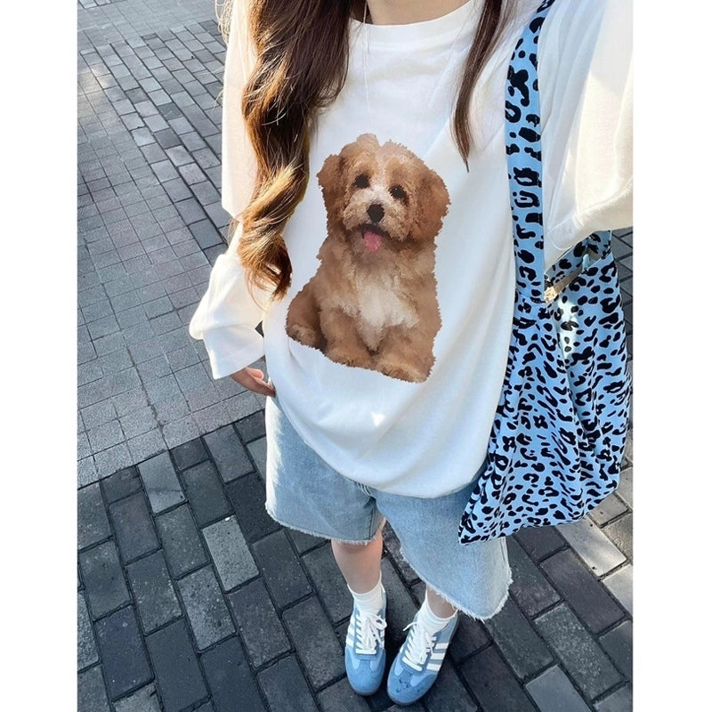 Women's Large Polyester Leopard Streetwear Square Open Shoulder Bag
