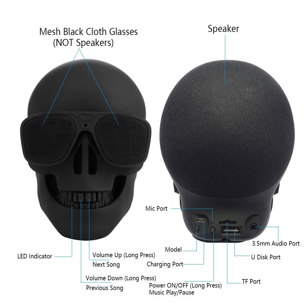 🔥Halloween Gift - Skeleton Bluetooth Speaker