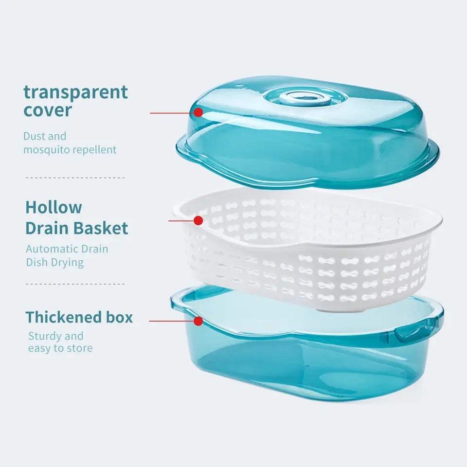 DISH DRAINING RACK BOX