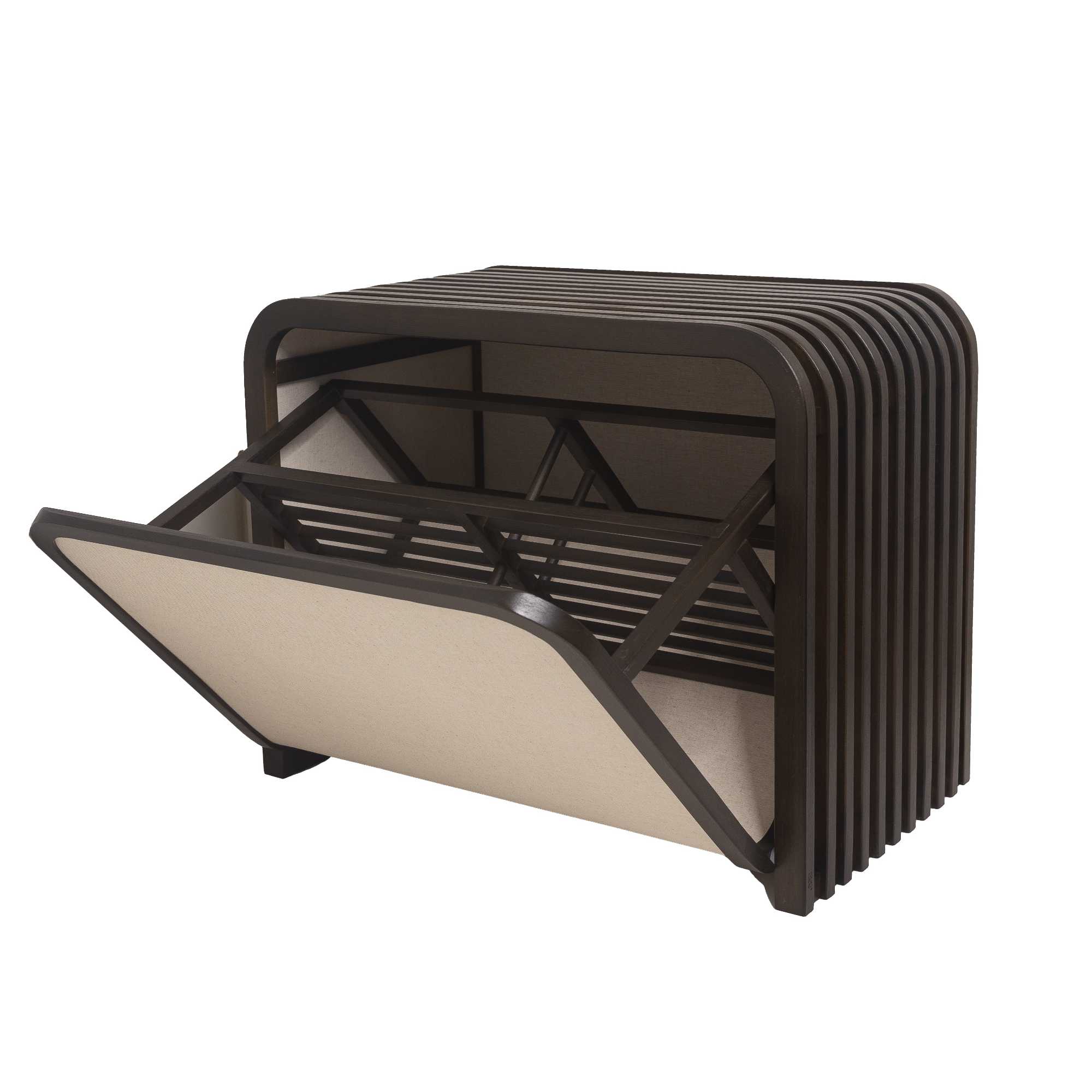 Gudee Tolin Storage Bench. brown