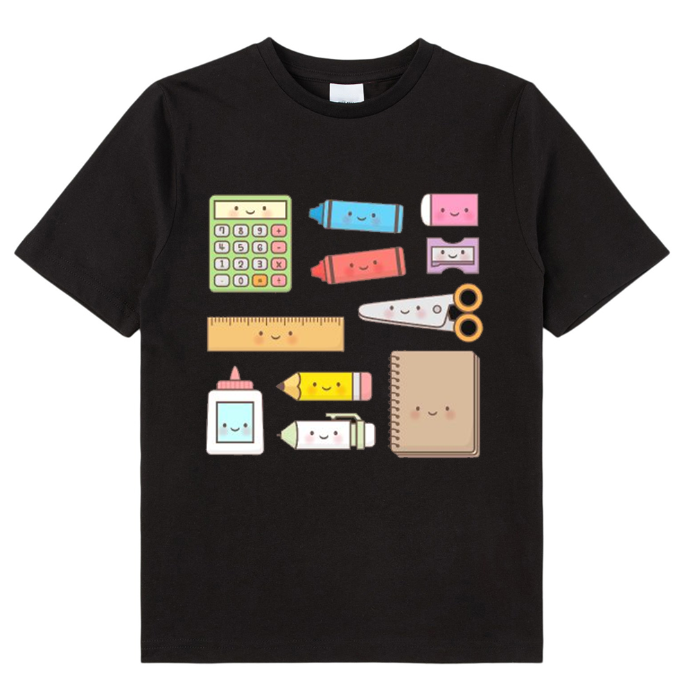 Cartoon Stationery Class T-Shirt