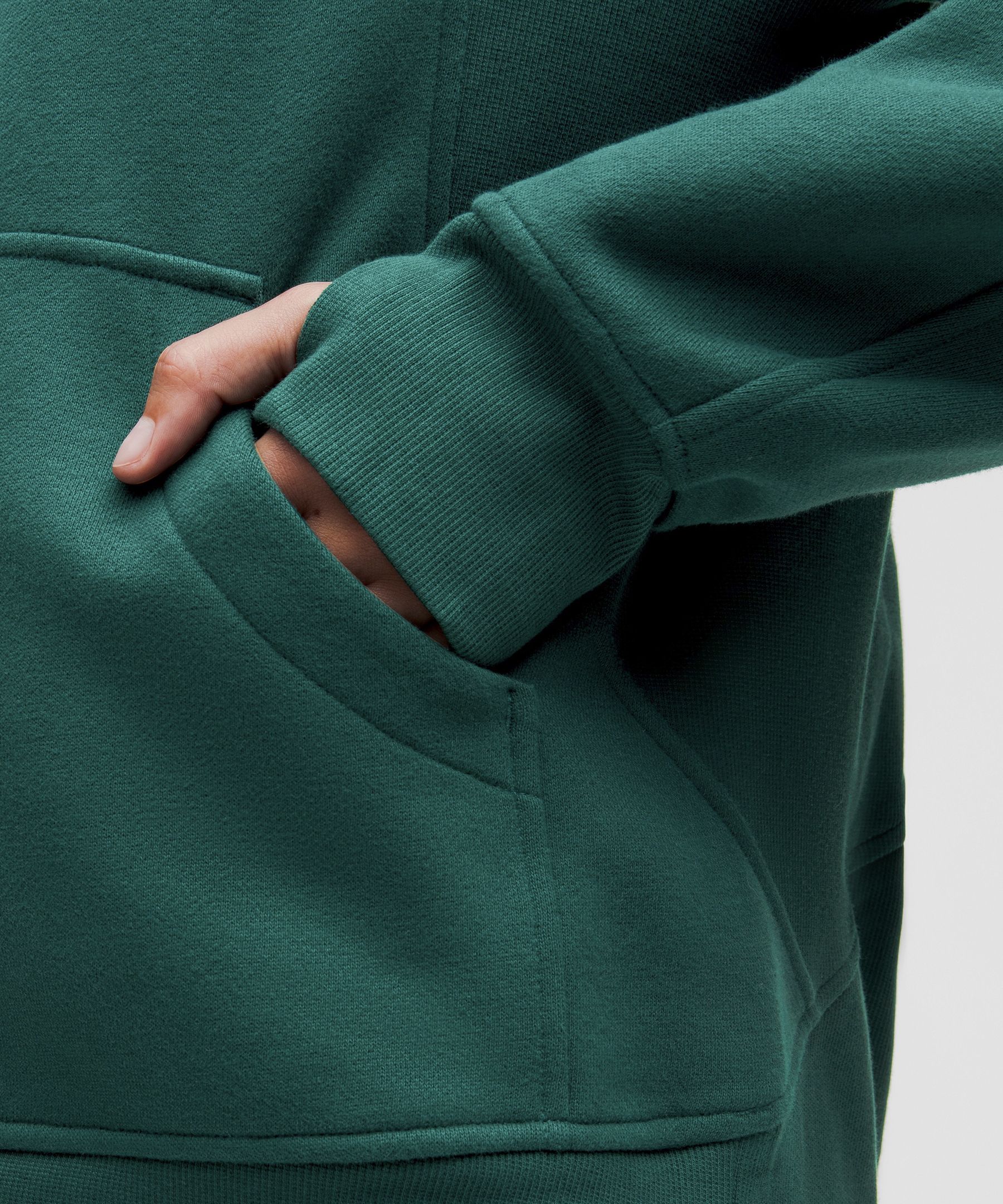 Scuba Oversized Funnel-Neck Half Zip Long