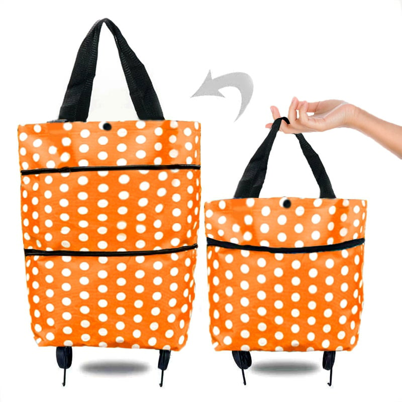 🎄Hot Sale🎁 - Foldable Shopping Trolley Tote Bag