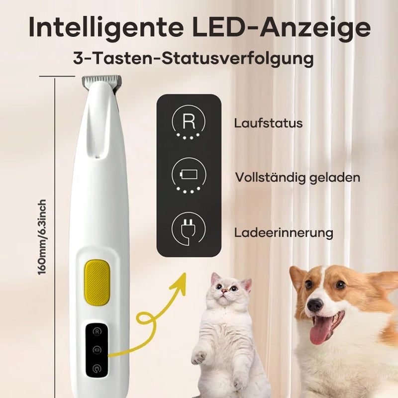 🐱Haustierhaarschneider mit LED-Licht🐕