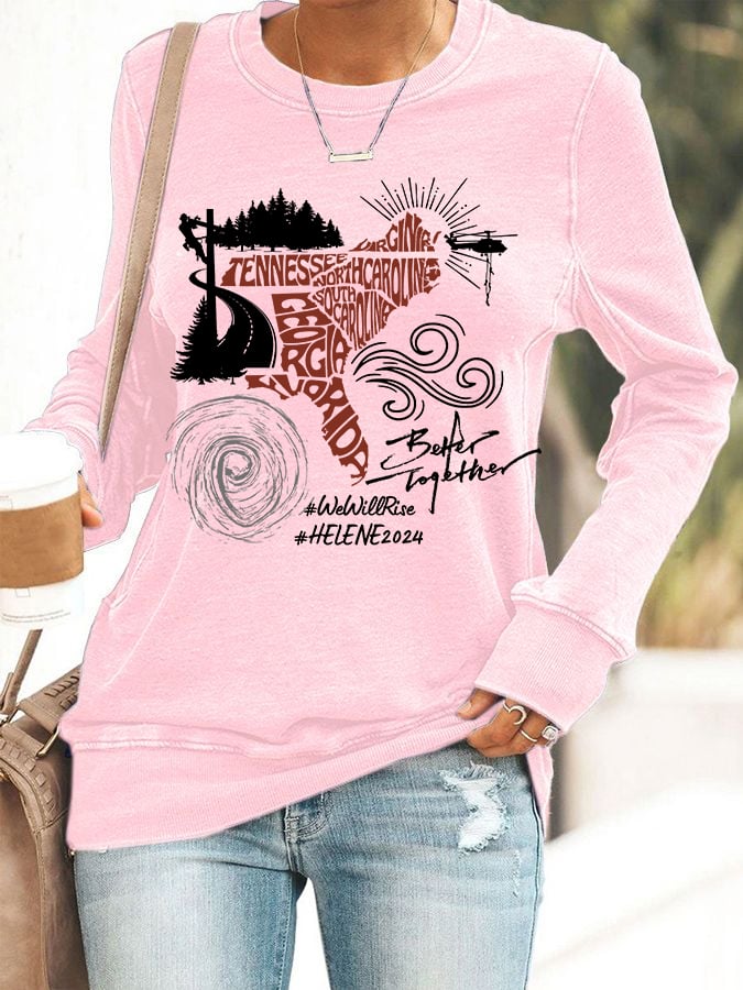 Women's Hearts For North Carolina Sweatshirt