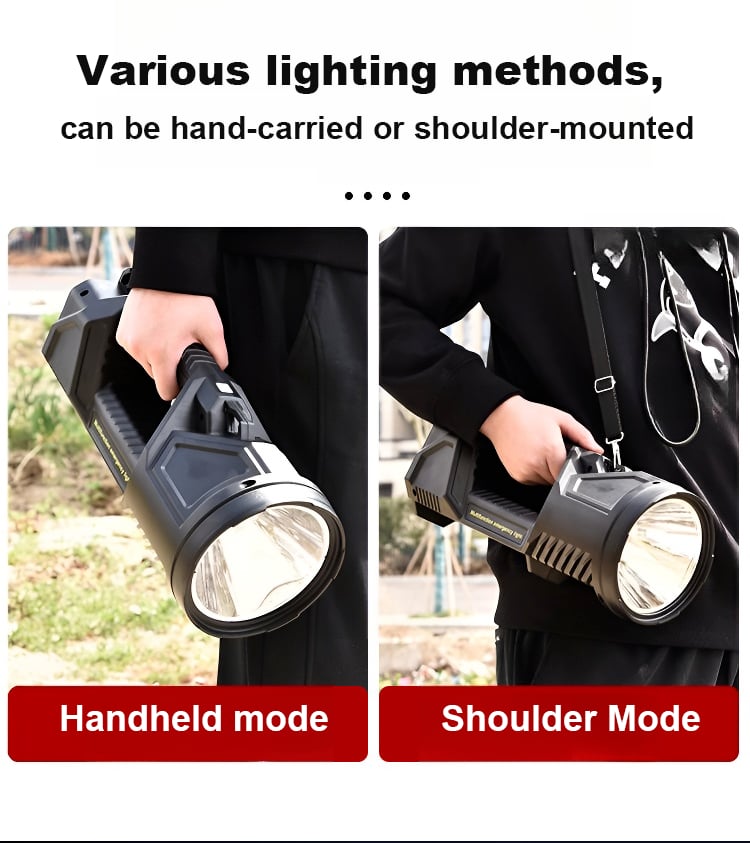 46% OFF 🔥New German Waterproof Spot Lights Handheld Large searchlight