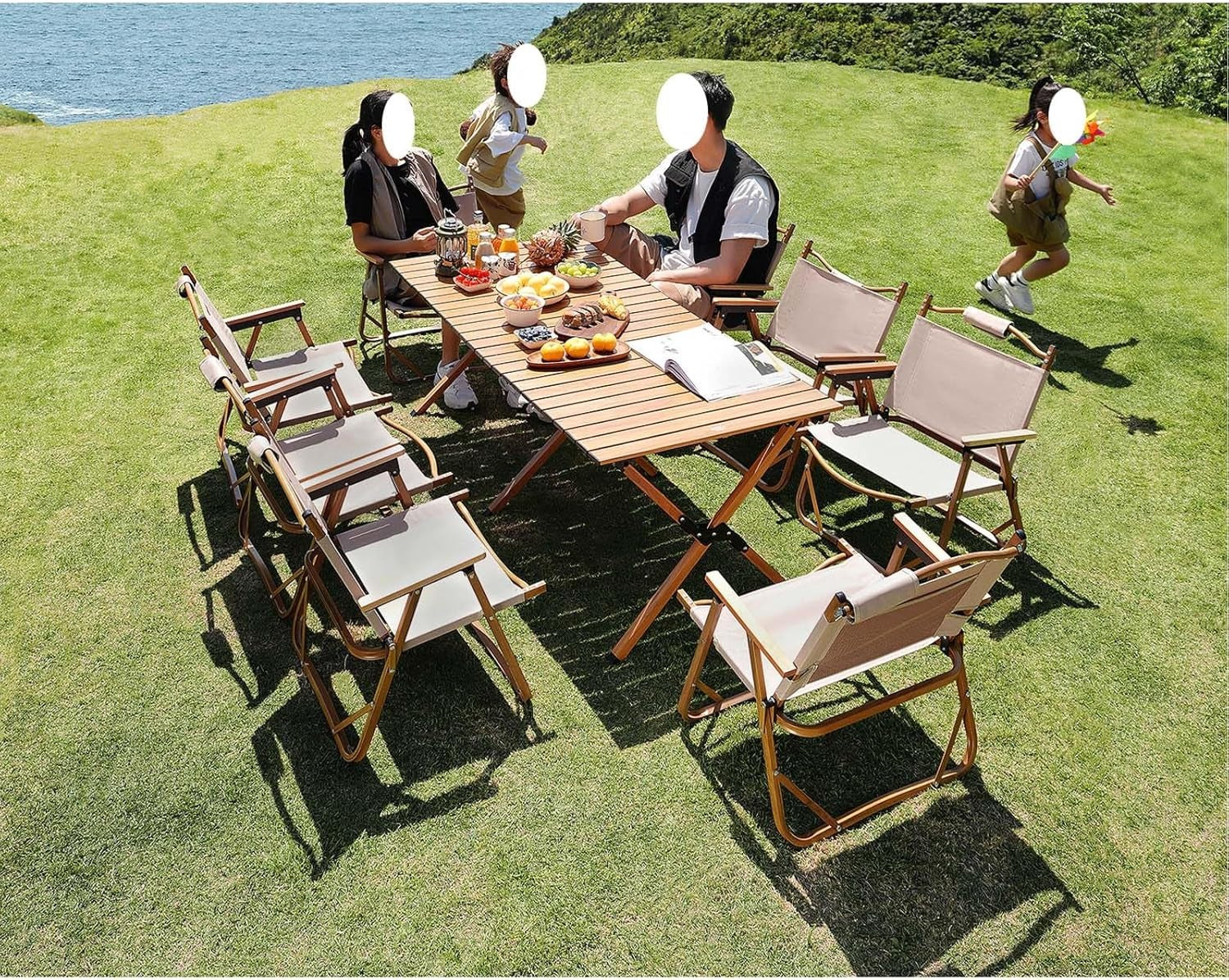 Portable Foldable Kermit Chair. Outdoor Chair. Resort Chair. Compact. Foldable. Camping Chair. Easy Assembly. Backrest. Low Style. Leisure Chair