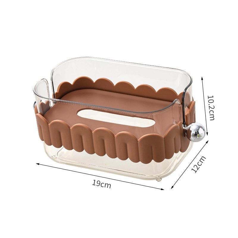 Elegant Luxurious Minimalist Solid Color ABS PET PP Tissue Box
