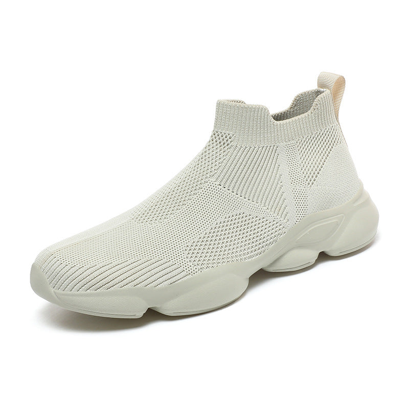 Men's Fly-Woven High-Top Breathable Casual Shoes