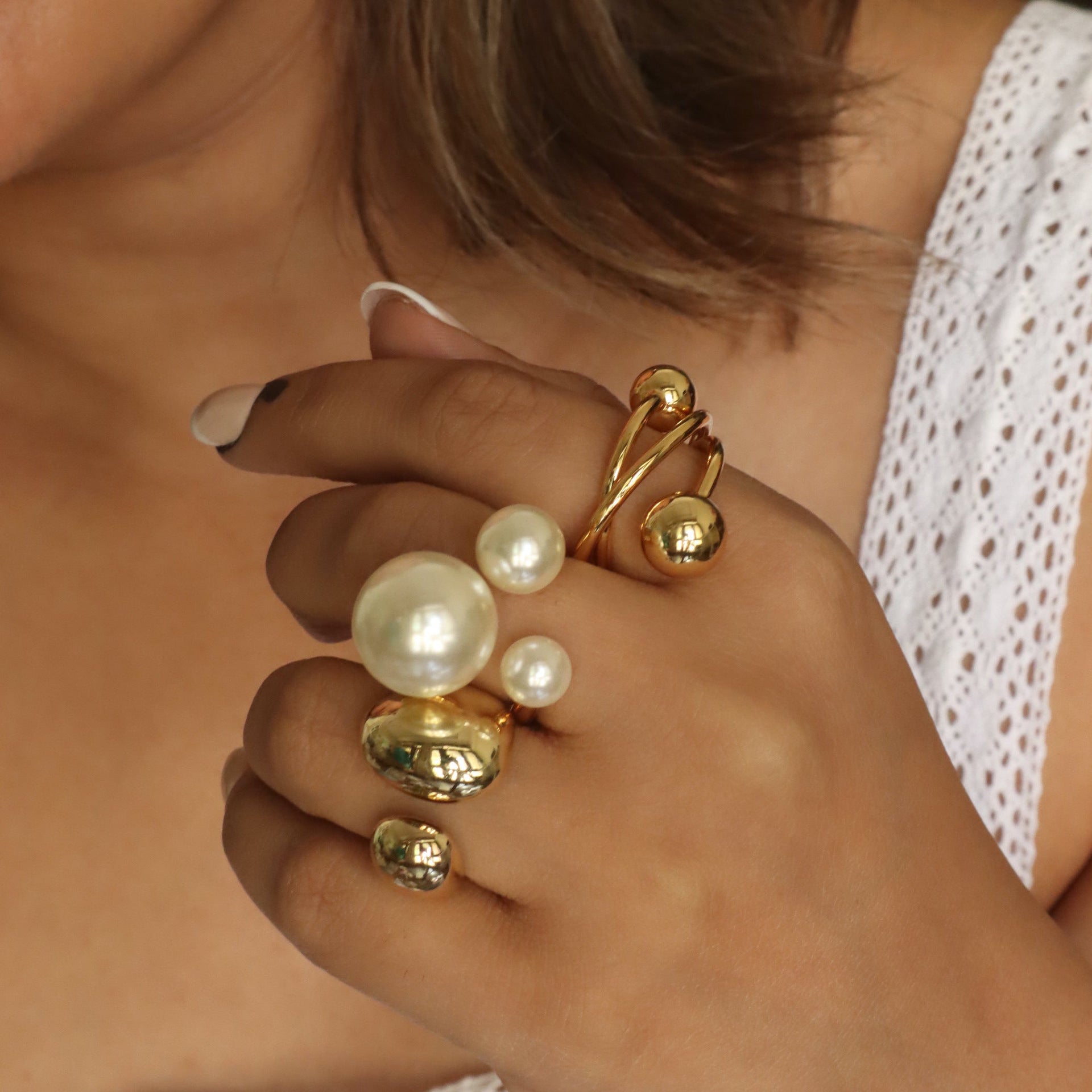 Titanium Steel Rings Hand Jewelry Rings Rings Stainless Steel