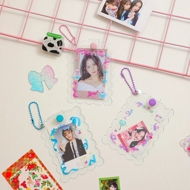 Women's Cartoon Pvc Flip Cover Card Holders