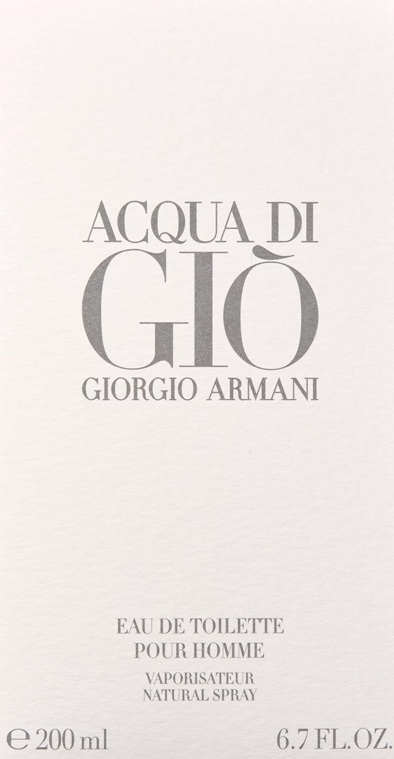 Acqua Di Gio Pour Homme By Giorgio Armani Eau-de-toilette Spray. 6.7 Fl Oz