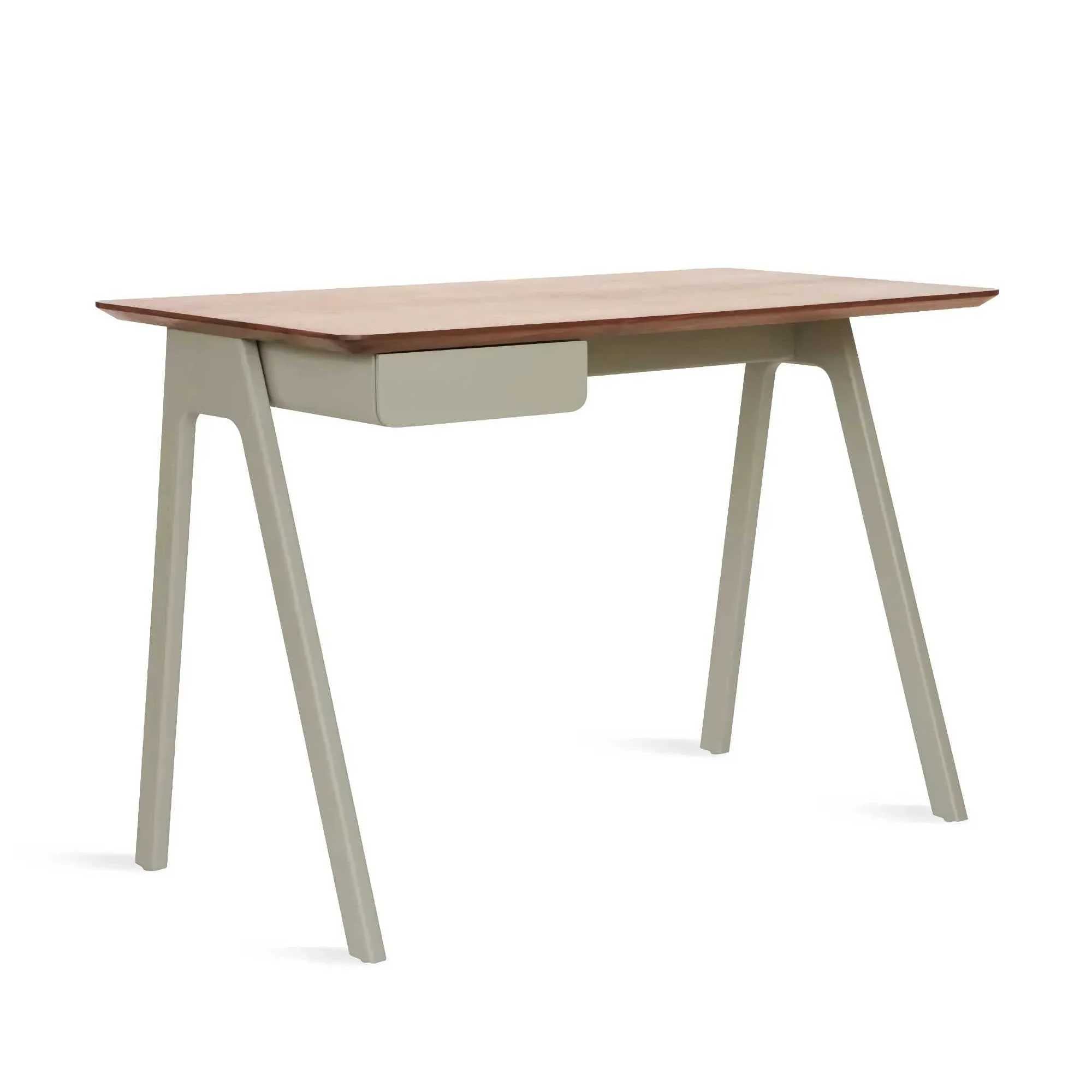 Blu Dot Stash Desk. Walnut/Putty Grey