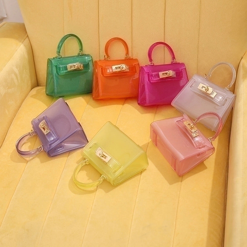 Women's Mini Summer Pvc Cute Basic Square Bag