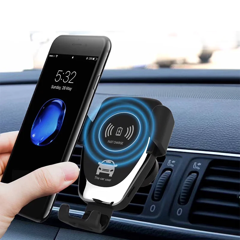 Adjustable 10w Car Wireless Charger Car Mount Wireless Charger Phone Holder For All Qi-enabled Mobile Phone Car Phone Holder