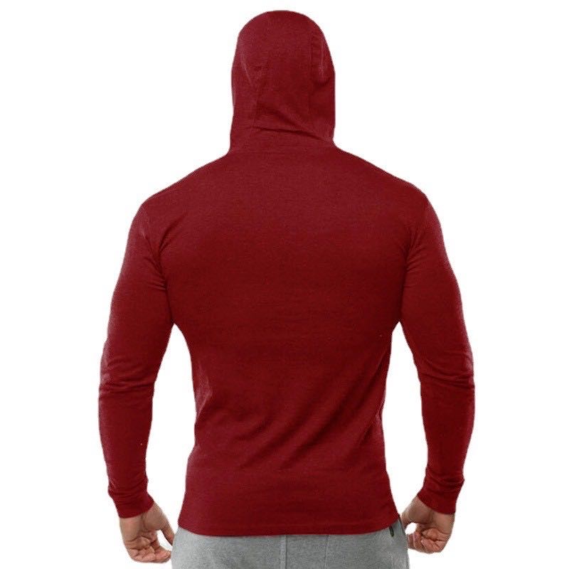 BOSS Men-s Casual Solid Color Hooded Sweater