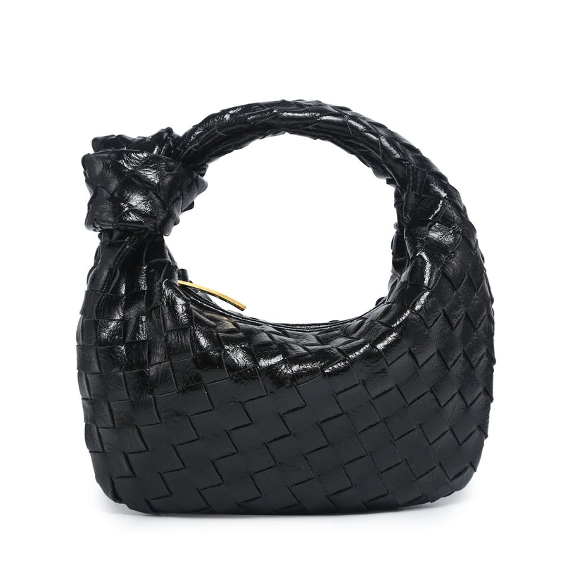 Women's Small Pu Leather Solid Color Streetwear Dumpling Shape Zipper Handbag