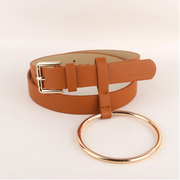 Basic Belt With Metal Ring