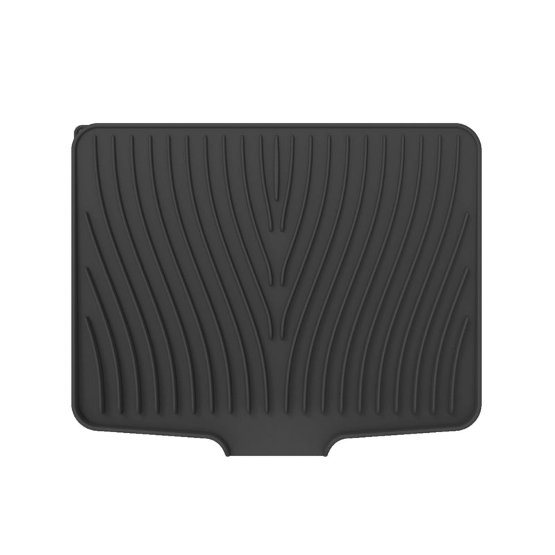 New Silicone Diversion Opening Slope Draining Mat Simple Bowl Dish Drying Filter Mat Heat Insulation