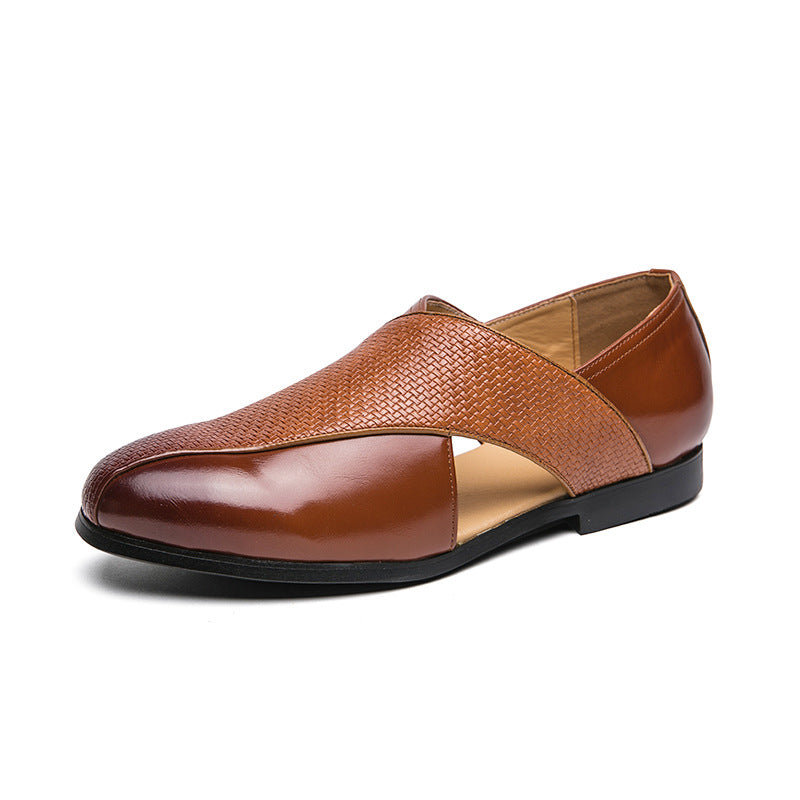 Men's Casual Leather Sandals Shoes (In stock)