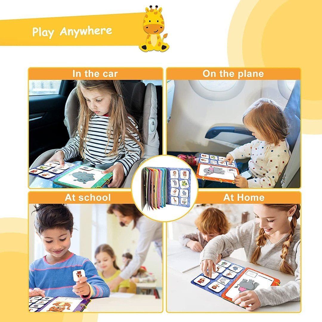 🔥Keep Your Kids Away From Electronics - Early Education Enlightenment Quiet Sticker Toy