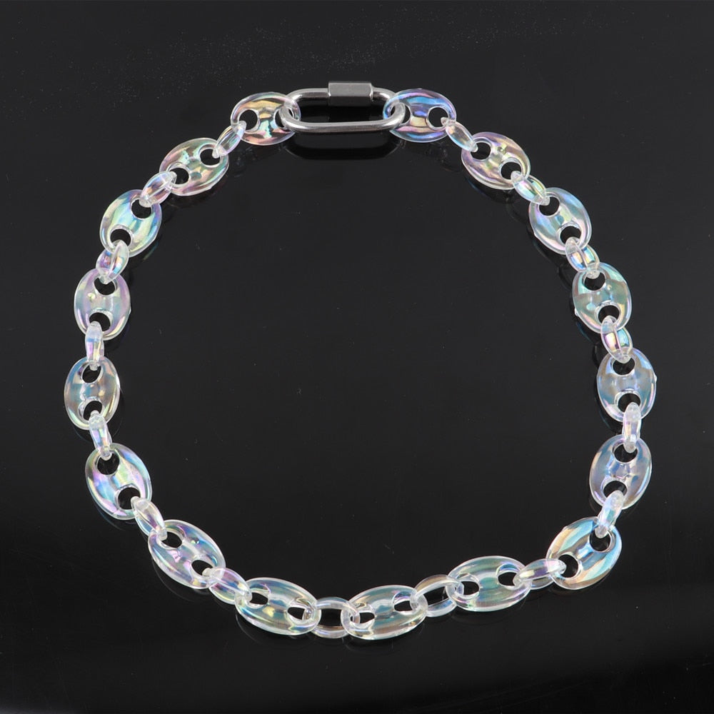 Iridescent Gucci Link Chain
