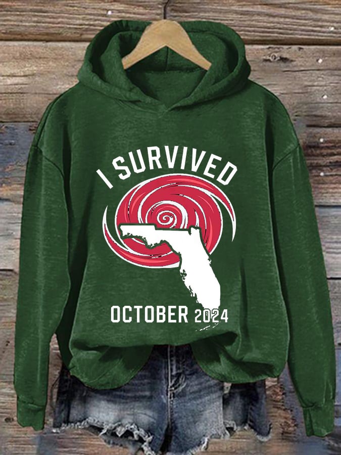 Women's I Survived OCTOBER 2024 Hoodie