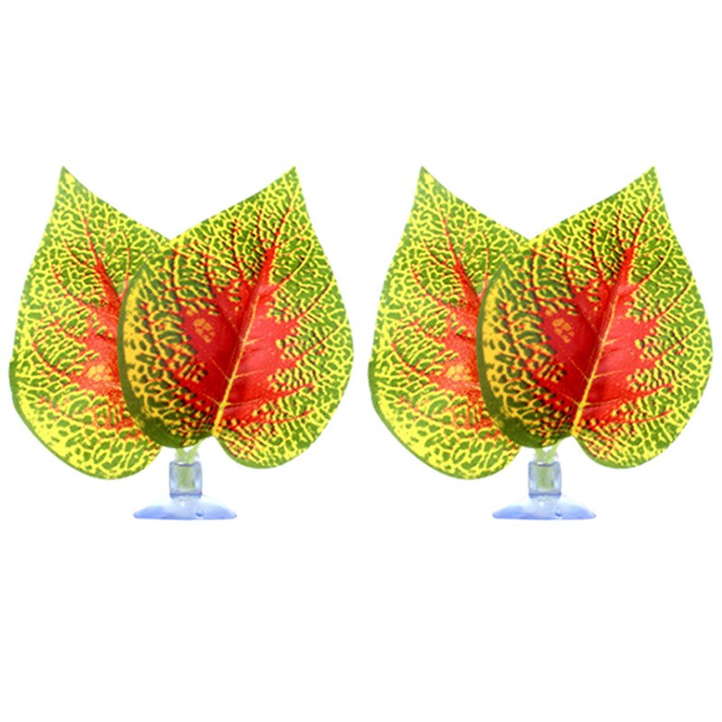 Artificial Leaf Ornaments For Aquarium