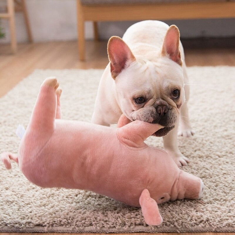 Cute Pink Pig Doll Tough Dog