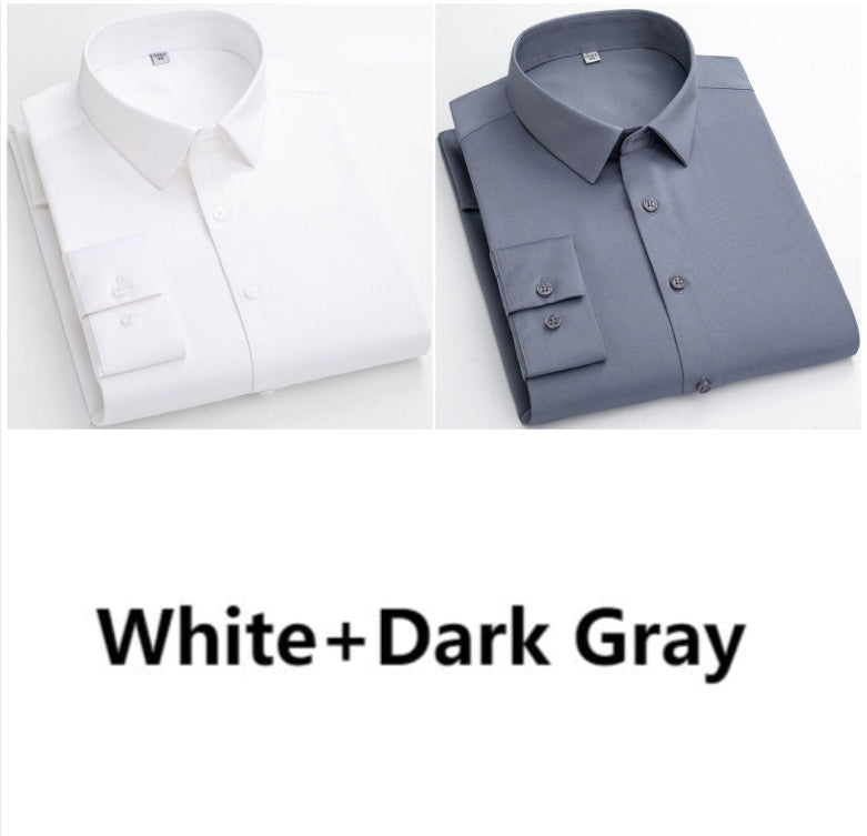 💥Hot Sale🍃Men's High Stretch Ironing-free Business Shirt