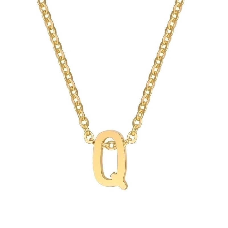 Minimalist Letter Stainless Steel Gold Plated Plating
