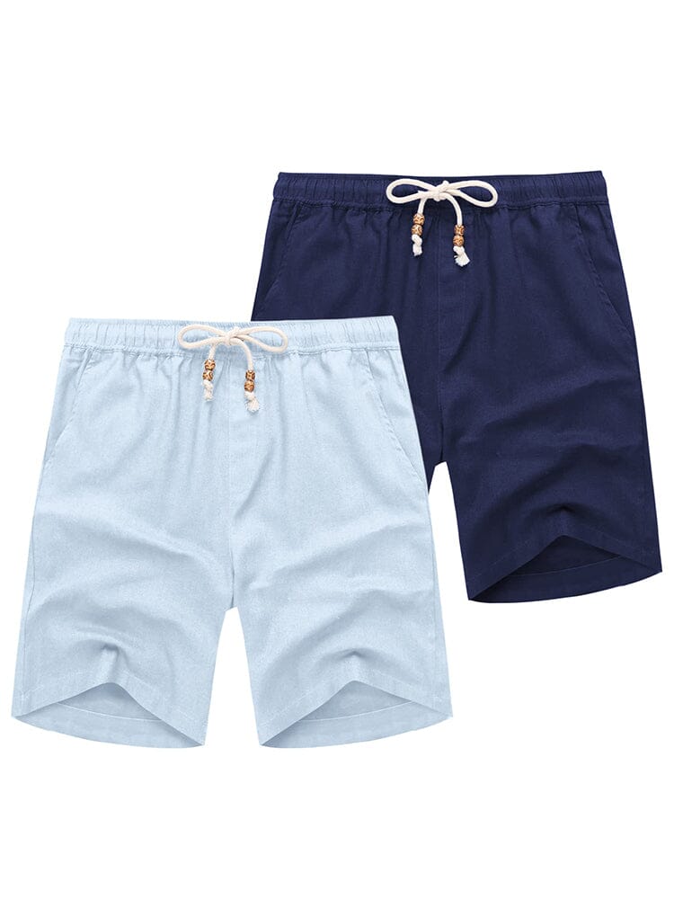 Casual 2-Piece Linen Holiday Shorts (Us Only)