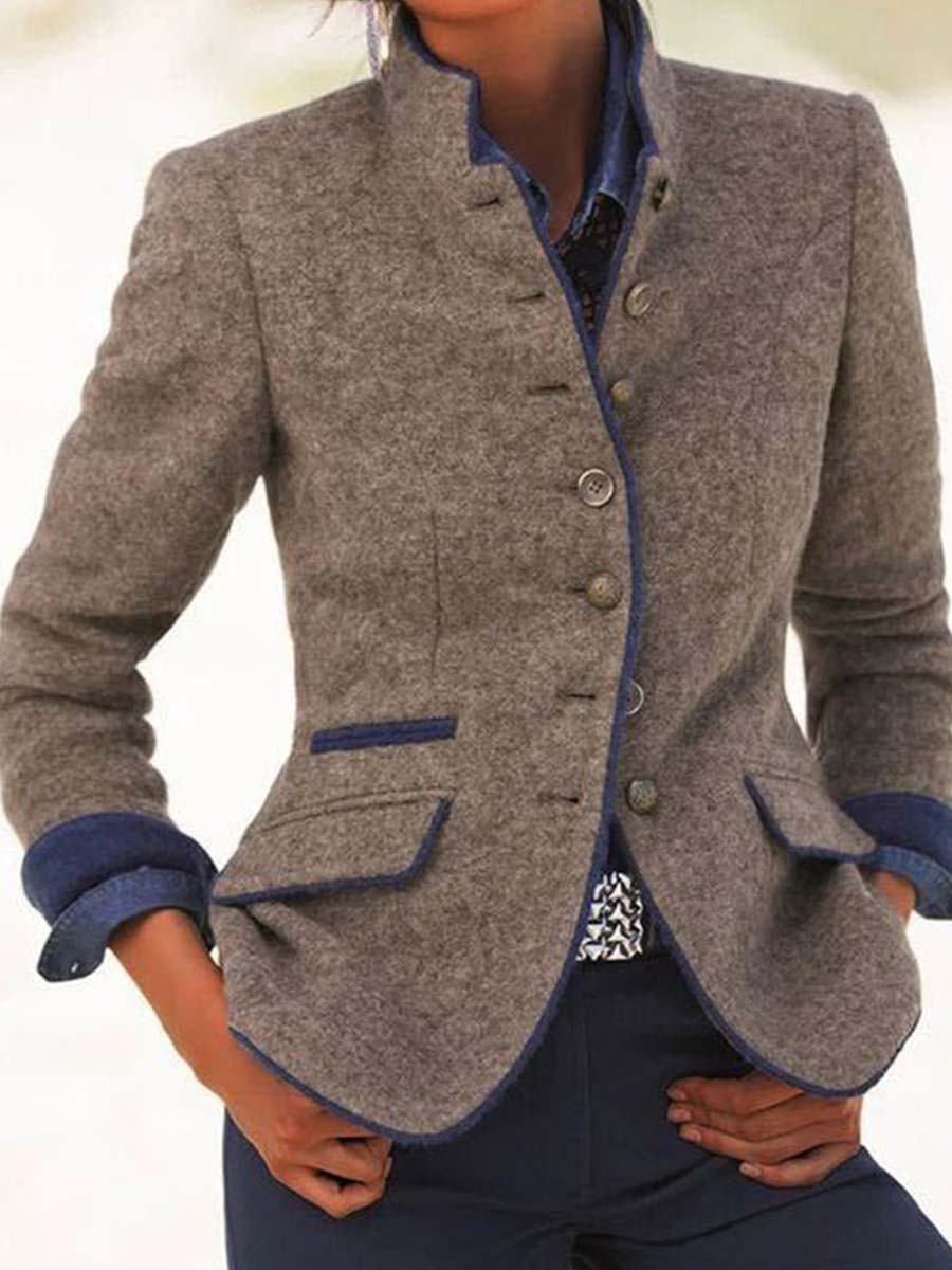 Slim Button Jacket