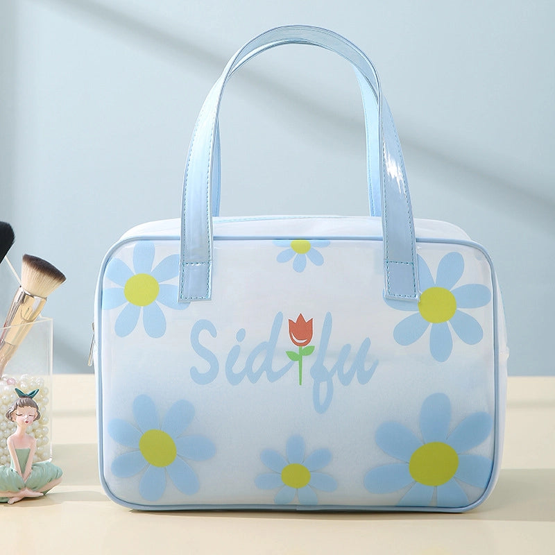 Letter Flower Butterfly PVC Storage Bag