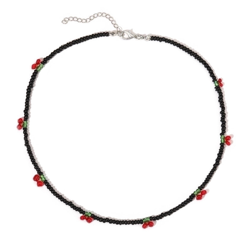 12 Pieces Minimalist Geometric Beaded Inlaid Pearls Women's Necklace