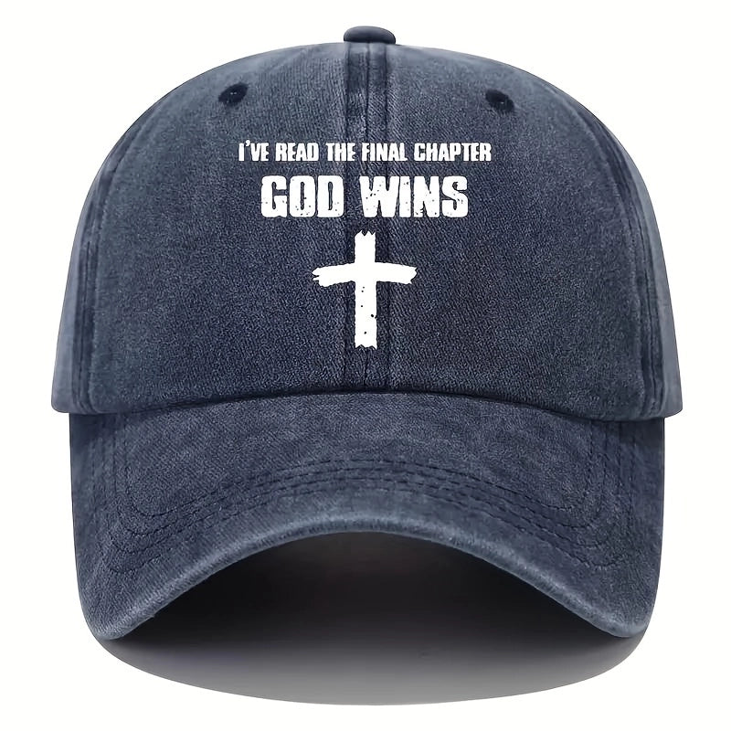 Unisex Commute Cross Letter Curved Eaves Baseball Cap