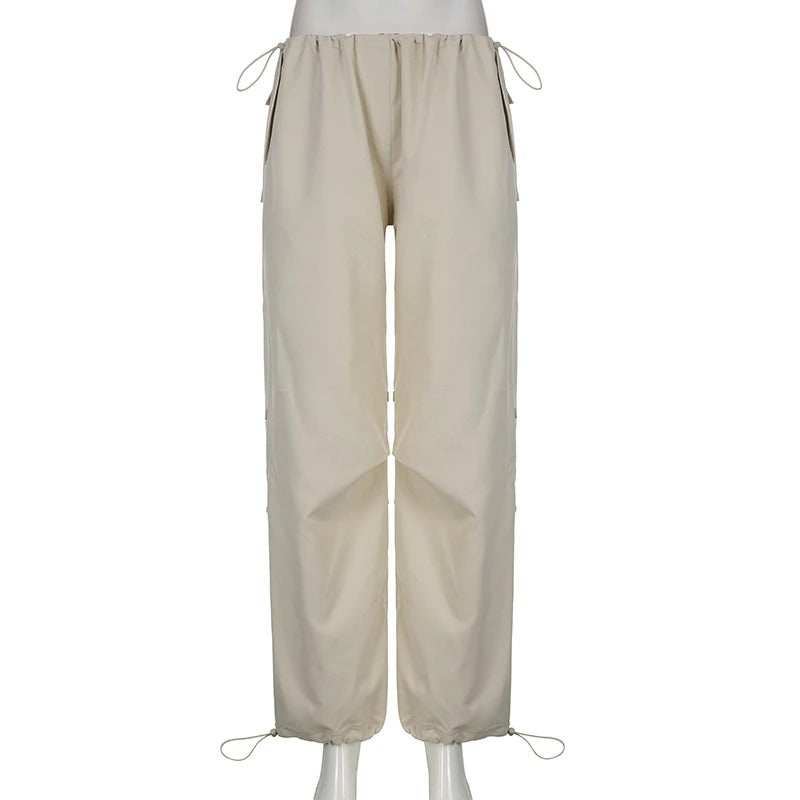 Women Solid Joggers Baggy Trouser Pants