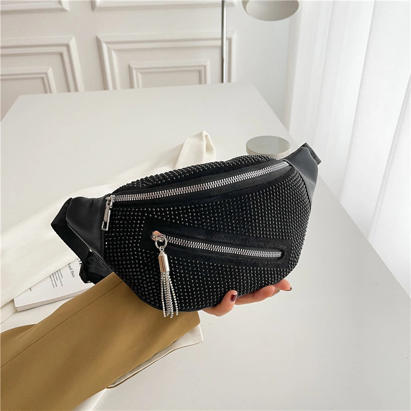 Women's Classic Style Solid Color Pu Leather Waist Bags