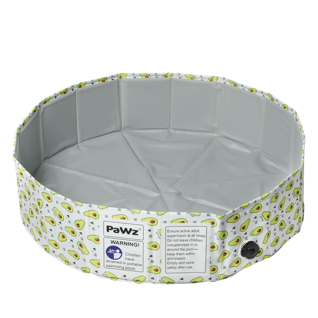 Foldable Pet Swimming Pool in Avocado Print (Various Sizes)