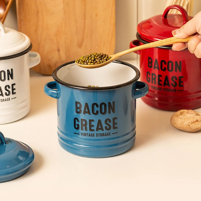 Retro Letter Enamel
